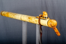 Yellow Cedar Burl Native American Flute, Minor, Bass A-3, #O11B (3)